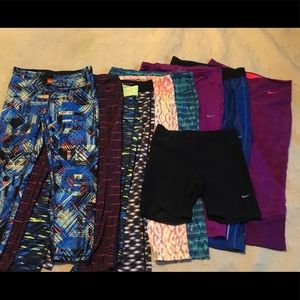 Nike capris and tights